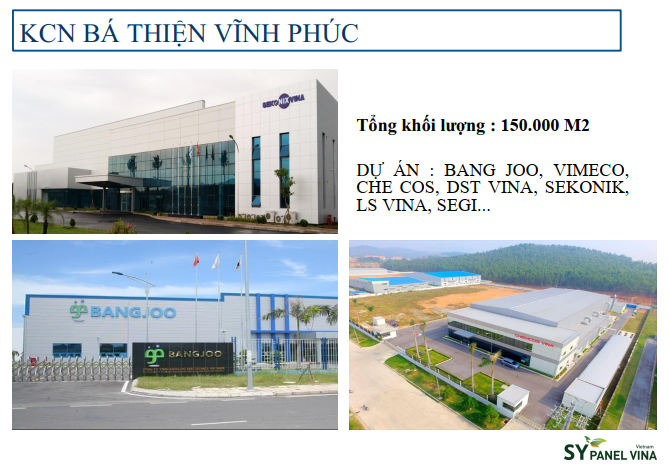 KCN BÁ THIỆN, VĨNH PHÚC